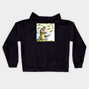 A Rich T-Rex Kids Hoodie